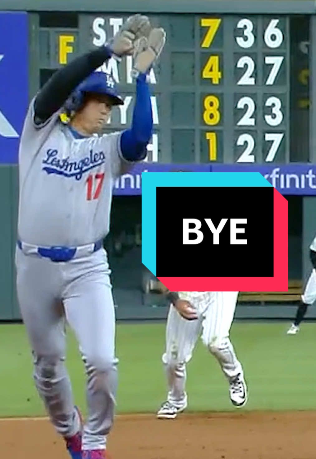 BYE! 👋 #MLB #dodgers #baseball #shoheiohtani 