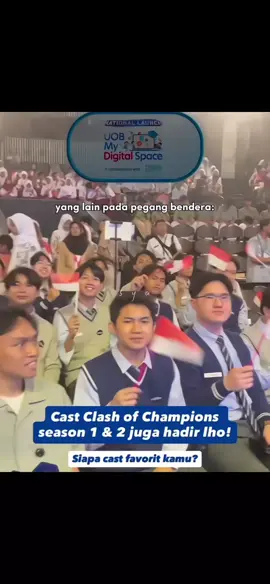 Luthfi mana benderanya? kok malah pegang hp?🤣 @luthfi.bimaputra   #fyp #clashofchampions #cocs2 #ruangguru #luthfi 