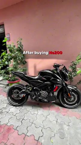 After buying ns200 🤭🤫#biker_wanted07 #nsmodification #ns200 #fyp 