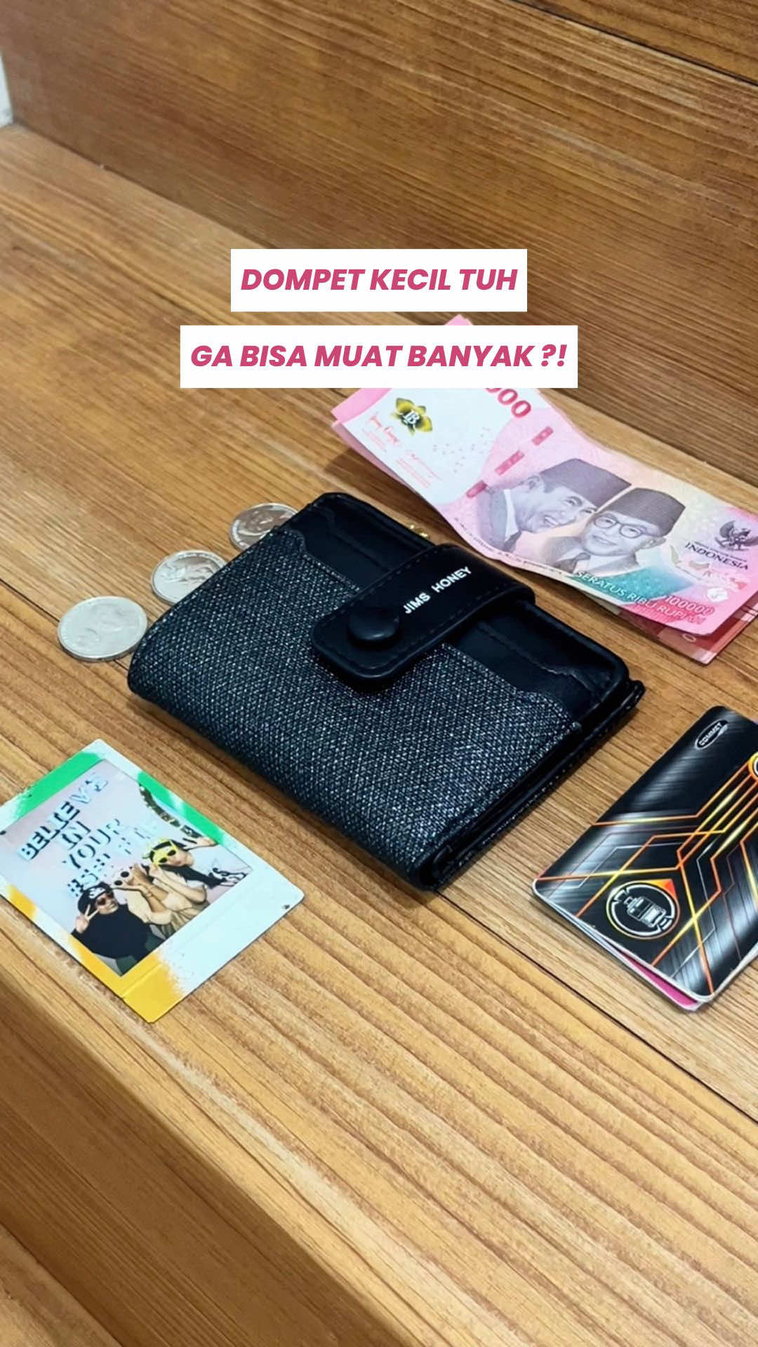 Siapa bilang sih kalo dompet kecil cuma dikit muatannya?😜 #JimsHoney #WIBGAJIAN #PromoGuncang88 #GajianSale #dompetwanita 
