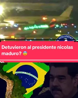 Avión de la CIA aterriza en Brasil 🇧🇷 #nicolasmaduro #cia #trump #foryoupage #foryou 