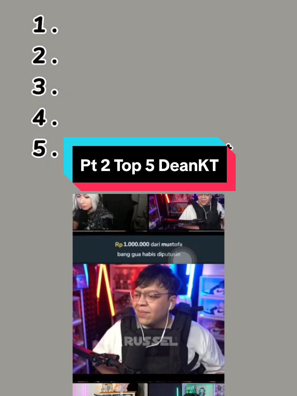 Part 2 | Top 5 Deankt #deankt #aldeantegar #fyp
