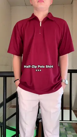 This half-zip polo shirt>>>🥵 #polo #poloshirt #halfzippoloshirt #otaku #otakupoloshirt #casualoutfit #mensfashion #menstyle #fyp 
