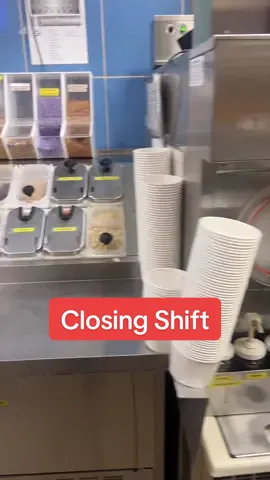 Replying to @zoel 🍏 closing time #dq #dairyqueen #closer #cleaning #icecream 