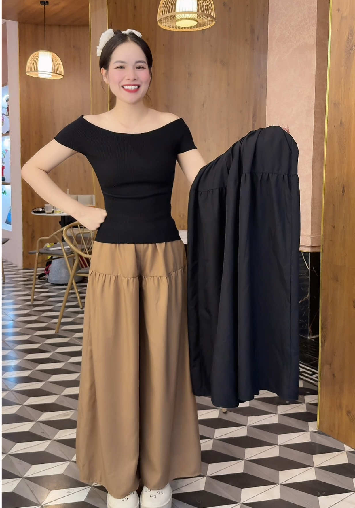 Quần váy 2 tầng ống rộng đủ size #quanongxuong #quanxuong #quanxuongnu #xuhuong #thinhhanh  