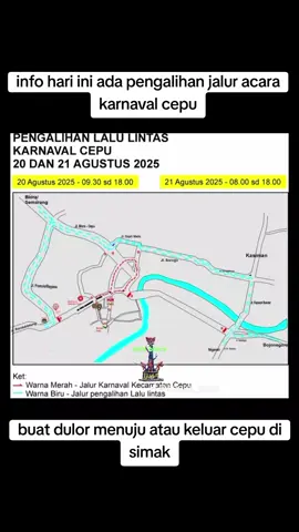 info giat karnaval kecamatan cepu