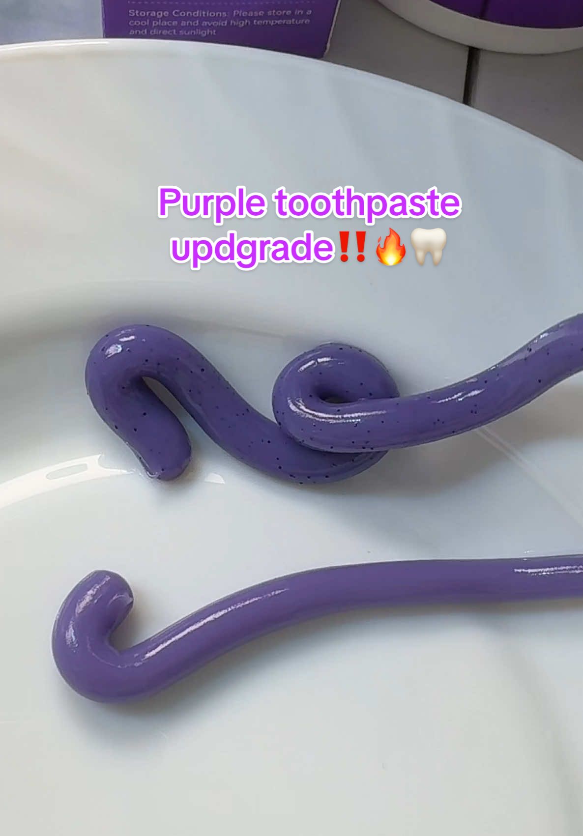 Upgrade purple toothpaste #scobantoothpaste 