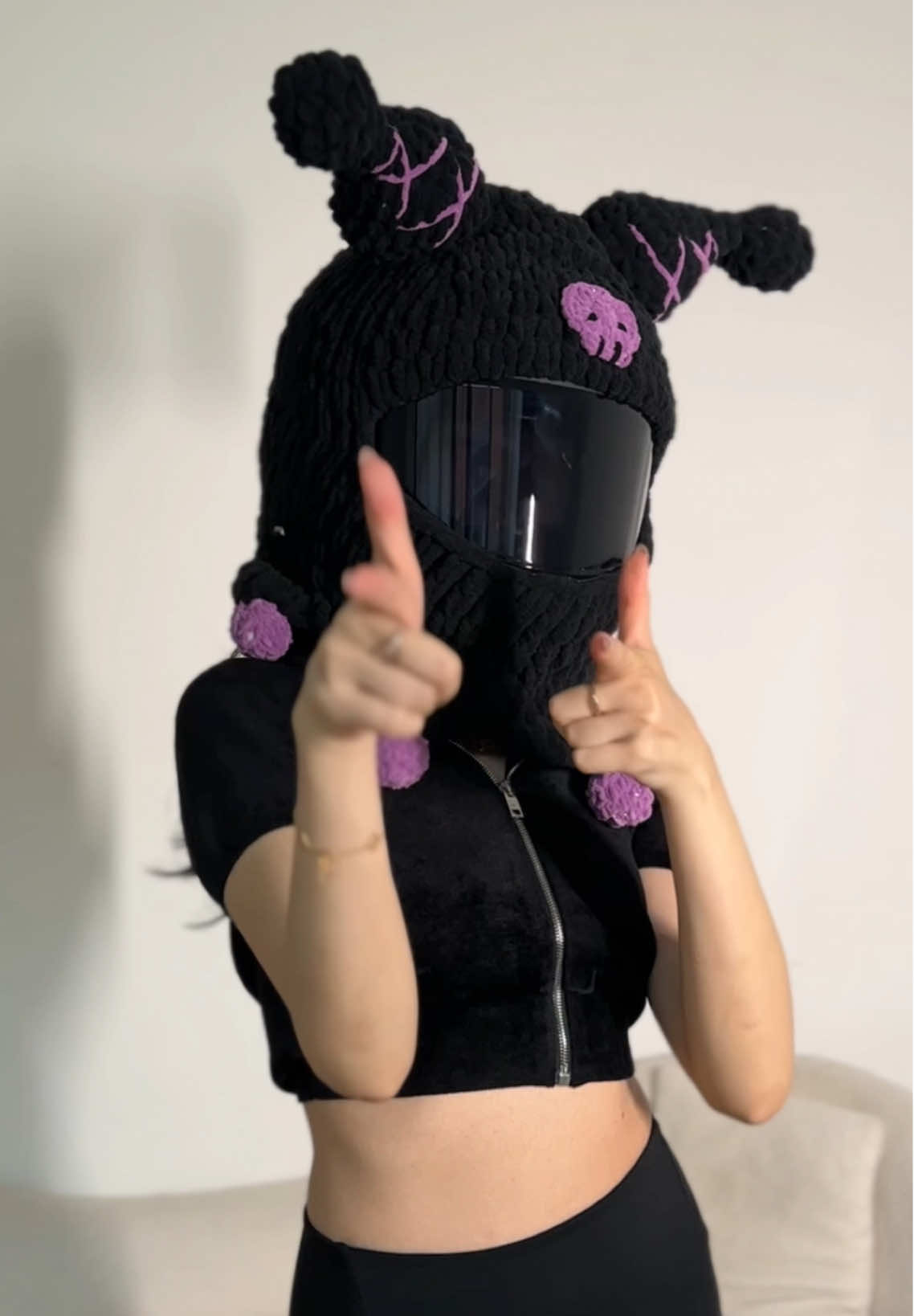 Which one is your favorite? ✨✨#fyp #knit #biker #zootopia #kuromi #pink 