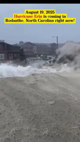 Update: August 19, 2025 - Hurricane Erin’s impacts North Carolina Outer Banks right now! #hurricane #hurricaneerin #Erin #OuterBanks #NorthCarolina 