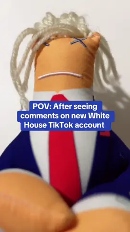He’s gonna stay up all night in the comments of the new White House TikTok account, are you? ⌨️💬🤣 #politicalsatire #whitehouse #upallnight #commentsection #fyp 