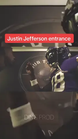 Justin Jefferson Entrance 🔥 #dingproductions  