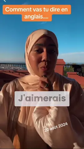 J’aimerais que… #anglais #anglaisfacile #fyp 