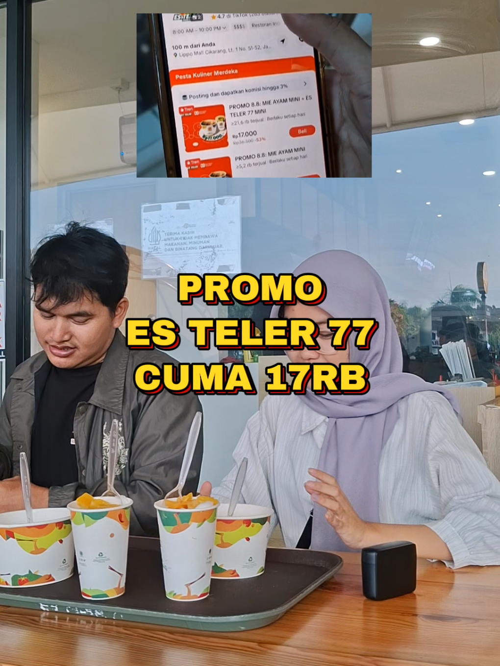 Makasih sayang udah ajak jajan kesini, Promo merdeka banyak banget sih sayangku #promo #esteler77 #77 #tiktokgo #L1JUMPSTARINCUB 