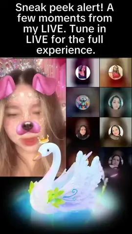 Sneak peek alert! A few moments from my LIVE. Tune in LIVE for the full experience.#tiktoklive #livehighlights 