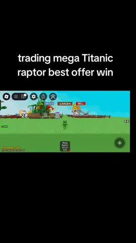 trading mega Titanic raptor#growagarden #fyp #fyppppppppppppppppppppppp #foryou #foryoupage 