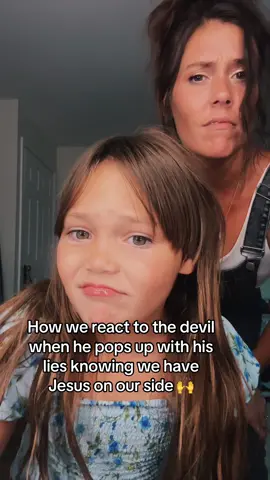Devil WHO?! We got JESUS 🙌    #jesussaves #godsgotus #motherdaughter #minime 