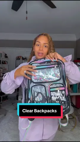 Top Trends in Backpacks You Can't Miss!💜🖤💜🖤💜🖤💜🖤💜🖤💜 #backpacks #clearbackpack #tiktokshopcreatorpicks #schoolessentials,  #creatorsearchinsights 
