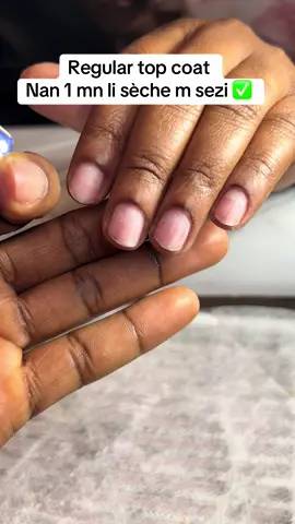 Siw bezwen on bon regular top coat ou met fè chwa de li #✅✅ 