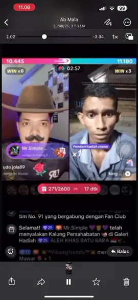 Tetap semangat abang @ALEH KHAS BATU BARA 🇮🇩🦅 walaupun kalah, tapi pasukan kita siap mati di barisan terdepan di medan pertempuran 🤟🫡 @mully standar@ @Mala ClluCyank Ayah @Baday,M,R🌊 @AKUN CAMPAK☠️ @AMAT ATP @Haki🍻 @💥™𝔸𝕓𝕒𝕟𝕘ℕ𝕖𝕟𝕕𝕪™💥 @🎖️🎖️🇲🇾DOOMM🇮🇩🎖️🎖️ @samsul_100699 #fyp 