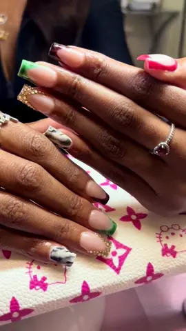 My birthday nails are fire omg thank you @The Princess 🥰❤️ #fyp #bayareanailtech #birthdaynails💅🏽🥳 