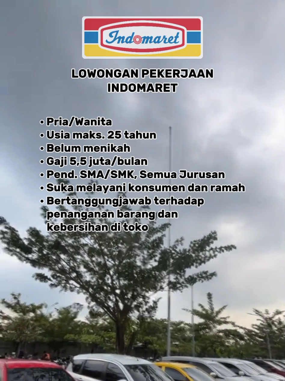 INFO LOKER INDOMARET 2025 #infoloker2025 #indomaret #lowongankerja #idm #lokerjakarta #lokerjabodetabek #lokersurabaya #lokerindonesia 