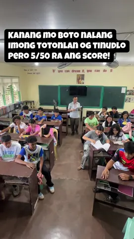 Mao ra ma’y makaya sa brain sir!😅 #teachersoftiktok #classroomganap #teachersbelike #teacherwithstudents❤️ #examday 