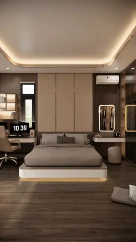Thiết kế phòng ngủ đẹp và hiện đại năm 2025 #thietkenoithat #noithatnhadepthp #phòngngủđẹp #tủáocánhkính #lấycâykimmayđồ