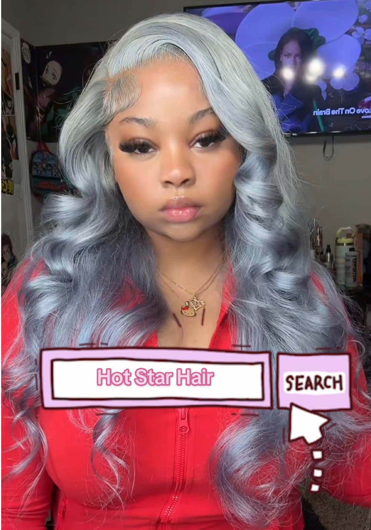 it’s so iceyy 🤍 @Hot Star Hair #613wig #silverwig #wiginstall #hotstarhair #wigtutorial 