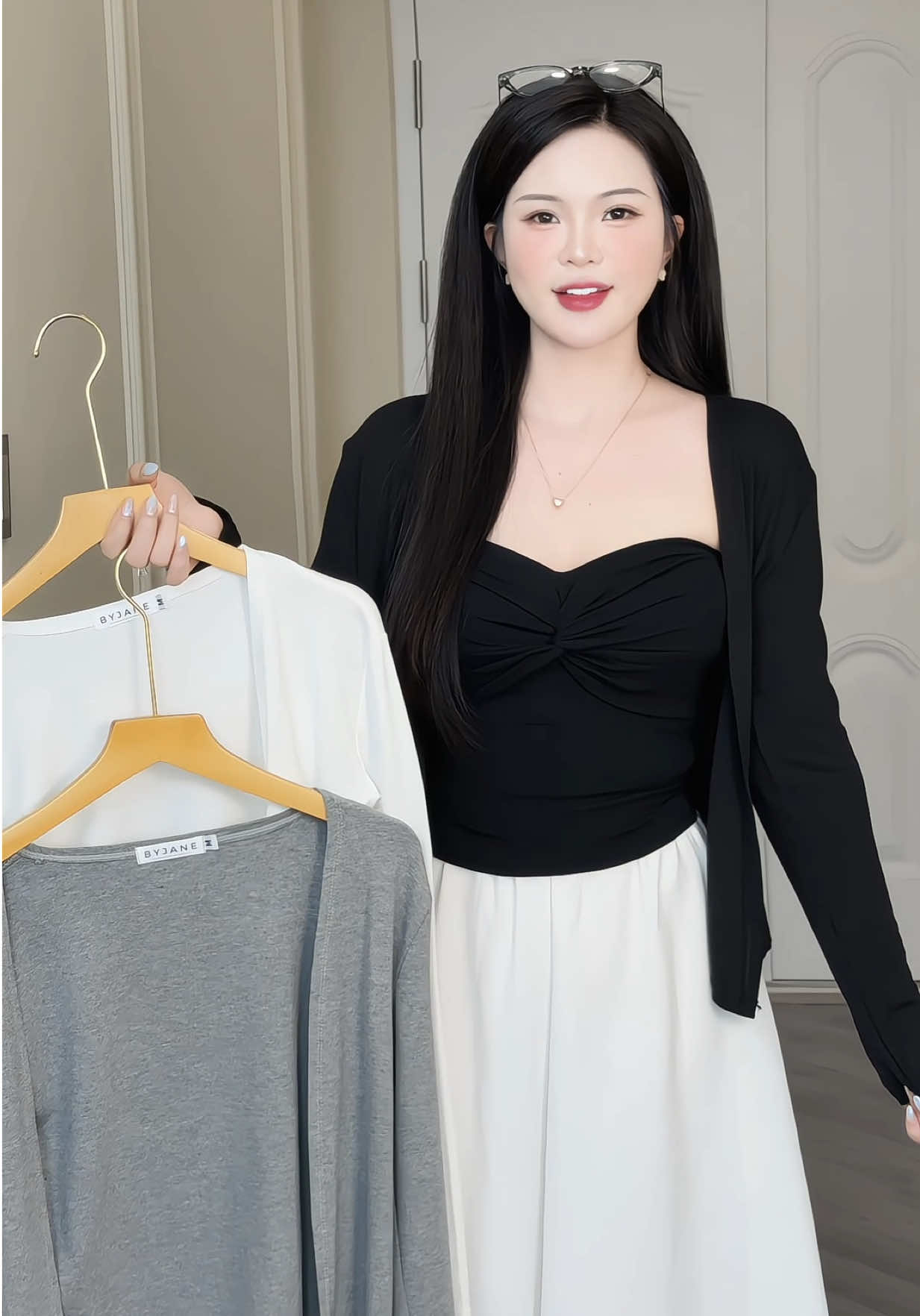 Áo Khoác cardigan dáng dài #champhanreview #aokhoacnu 