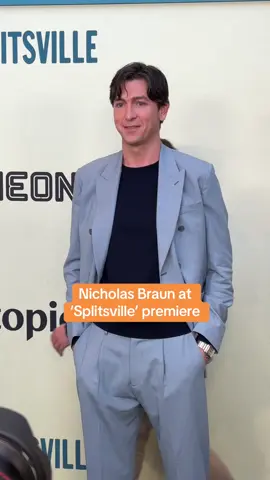 #nicholasbraun arrives to the premiere of #splitsville in #losangeles 