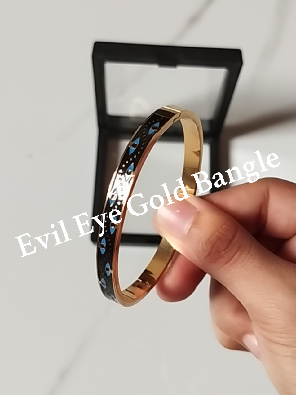 Non-tarnish Evil Eye Bangle na very classy and at the same time protected ka from all the evil eyes na nasa paligid mo ♥️ #evileyebangle #ziyangph #evileye #bangle #forwomen 