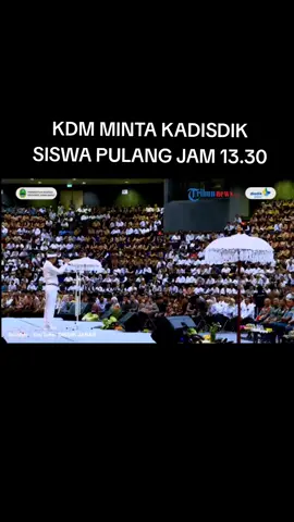 KDM MEMINTA KADISDIK PULANG SEKOLAH JAM 13.30 #jawabarat #gubernurjawabarat #kdm #kangdedimulyadi 