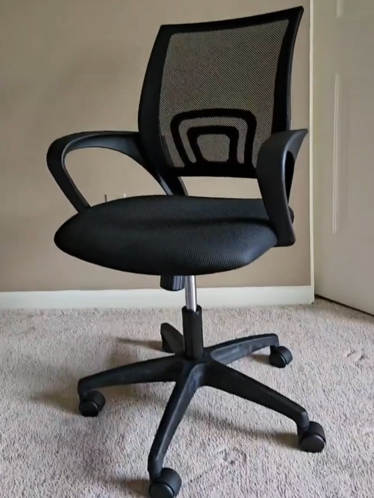 Cadeira de Escritório Mesh Ergonômica Preta