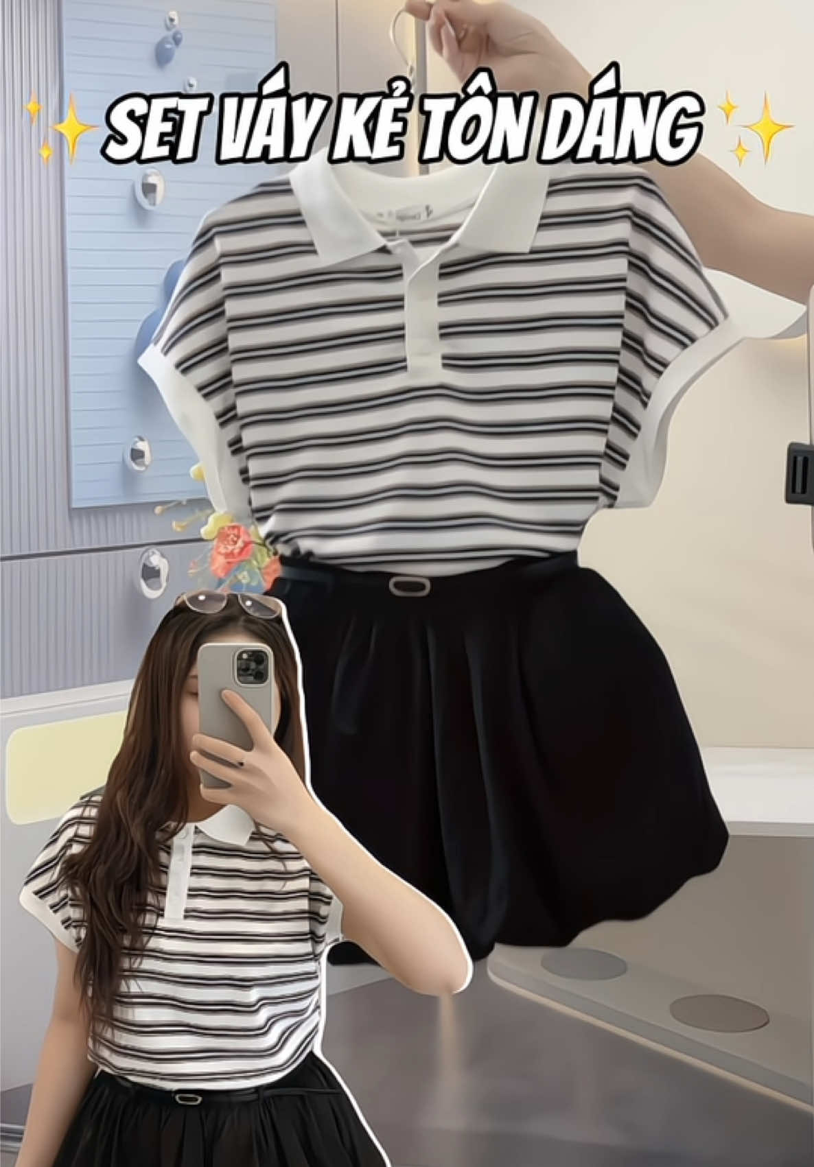 ✨Set váy bí tôn dáng lắm nah ✨#moingaymotoutfit #xuhuong #rials #setvay#setvaynu