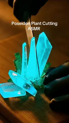 Glowing Poseidon Plant Cutting ASMR from Grow a Garden on Roblox! #asmr #growagarden #robloxfyp #asmrtiktoks #roblox 