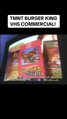 TMNT Burger King Commercial! #burgerking #tmnt #commercial #vhs #90s 