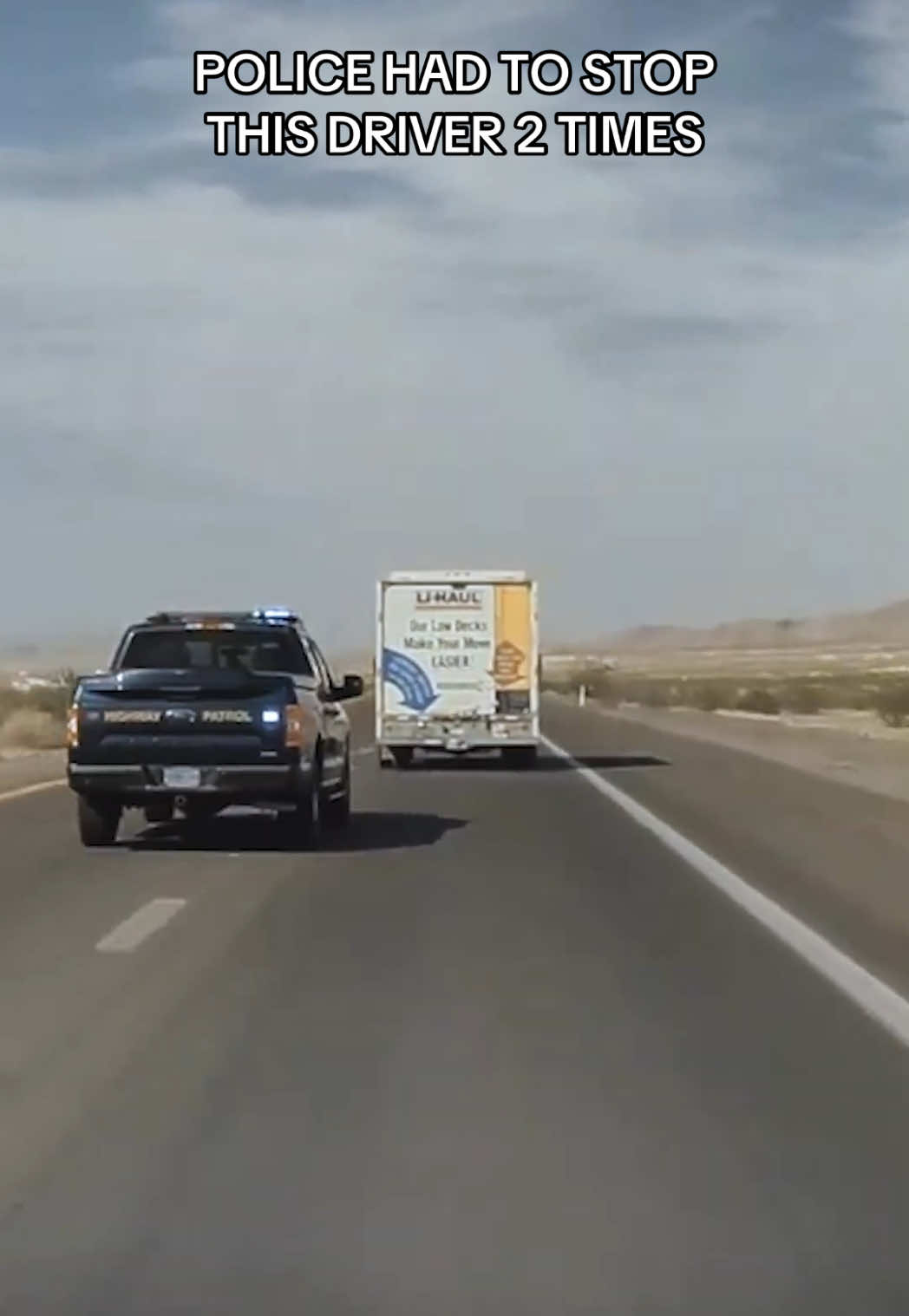 POLICE HAD TO STOP THIS DRIVER 2 TIMES  #baddrivers#caughtoncamera#dashcam#police#entertainment#whambaamteslacam#fypage#foryou