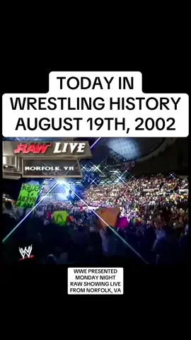 #TodayInHistory #2002 #WWE #MondayNightRaw #BachPac 
