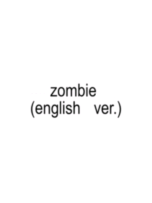 zombie (english ver.) #day6 