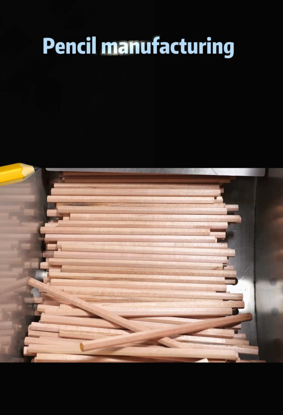 Pencil manufacturing ,Nine hours of work? Why don't you cooperate with me?#usatrend #usa #pencil #pencilfactory #manufacturing #b2bmarketing #factory
