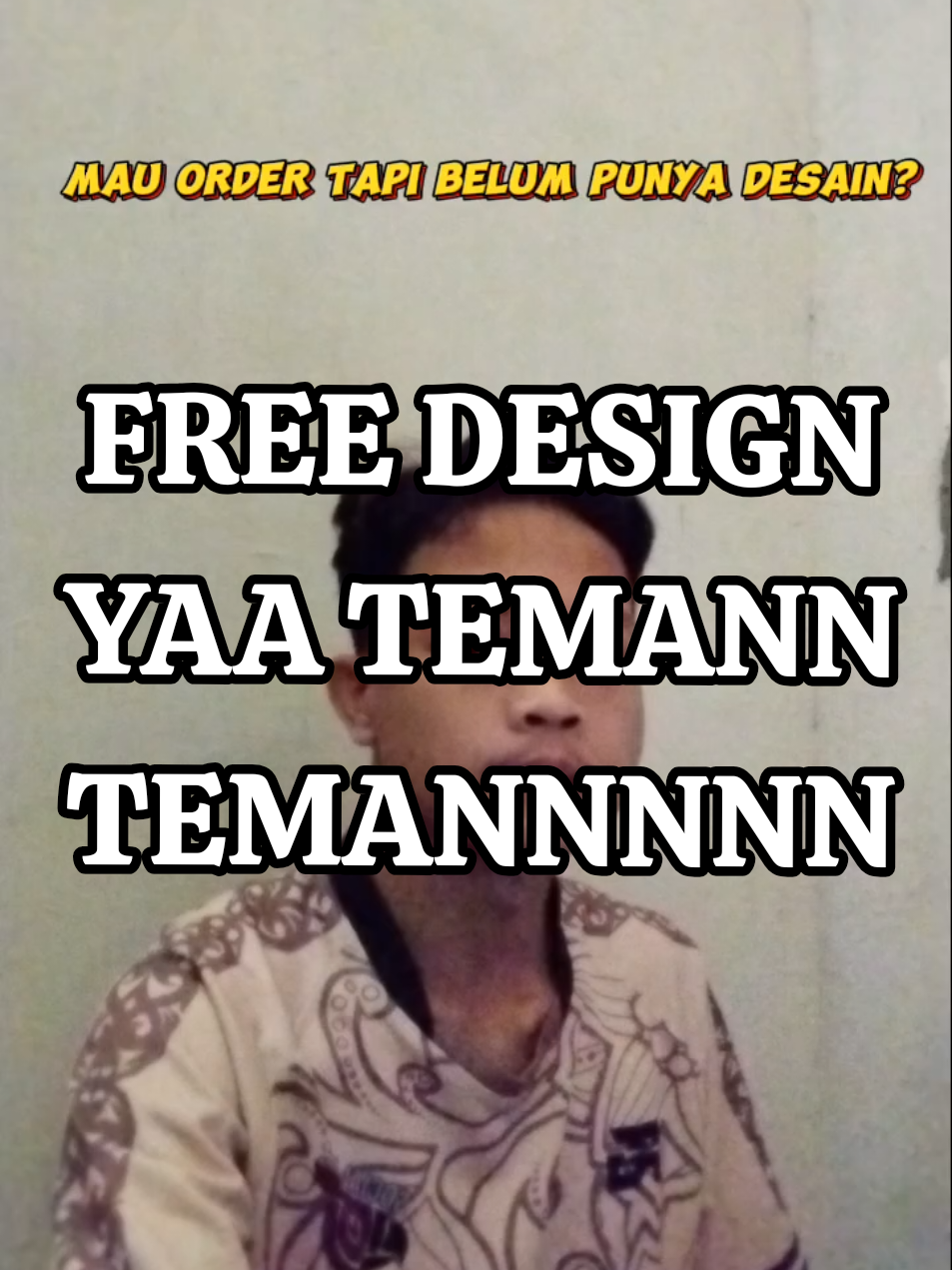 Free Design Simplee yaaww hehe... DM untuk konsultasi design kalian 😁 #sablon #design #fyp #foryou #trendingsong 