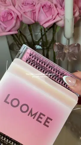 Comes in pink packing too?? YES 🙂‍↕️  #eyelashkit #eyelash #eyelashclusters 
