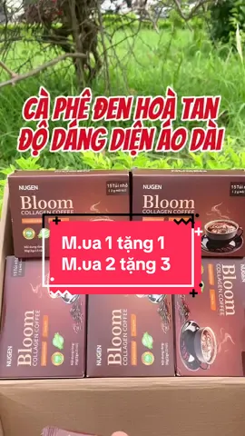 Mỗi lần 2 gói pha với 80ml nước nóng, thêm nước hoặc đá lạnh uống trước ăn 30phút . #capheden #bloom #coffee #xh #tiktok 