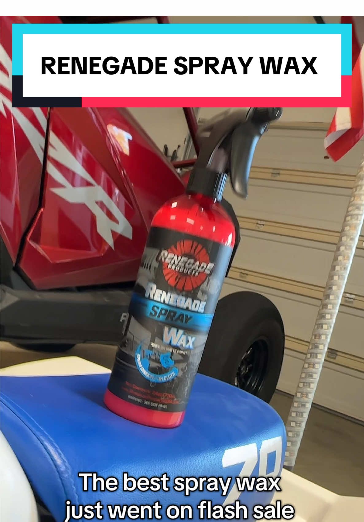 On sale on sale on sale #renegadeproductsusa #renegade #spraywax #cardetailing #waxonwaxoff 
