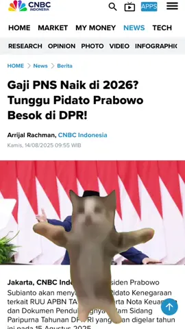 Kabar gembira untuk ASN! DPR bersama pemerintah akan membahas rencana kenaikan gaji PNS di 2026 Seperti disampaikan Anggota Komisi II DPR RI, Giri Ramanda Kiemas, peningkatan kesejahteraan ASN penting untuk meningkatkan kinerja pelayanan publik! 😊 #pdiperjuangan #dprri #anggotafraksipdiperjuangan #komisi2dprri #telingasenayan  