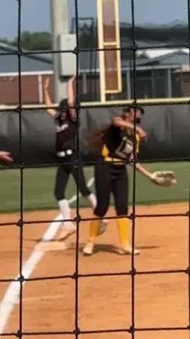 Oh my sweet girl. 🥰❤️ #softball #addi #happy #ballgame #game 