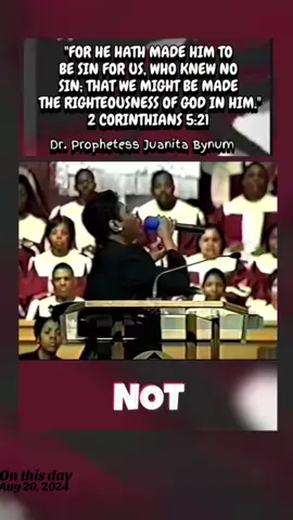 #onthisday #foryoupage #fyp #prophetessjuanitabynum 