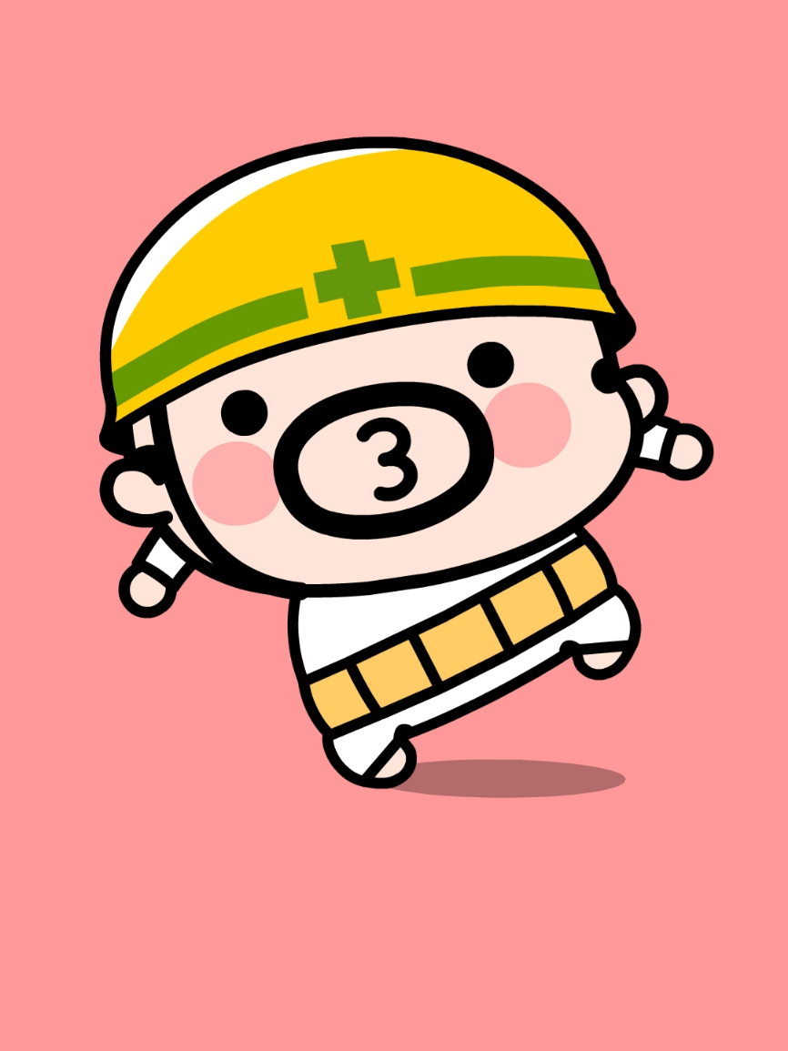 @OooO リズムに合わせて親指を動かしてね❗#funny #animation #finger  #可愛い #イラスト 