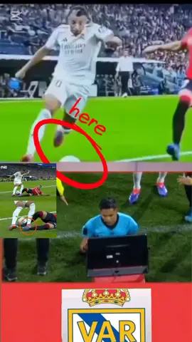 Real Madrid vs Osasuna Mbappe finality var check #realmadrid #osasuna #mbappe #VAR 