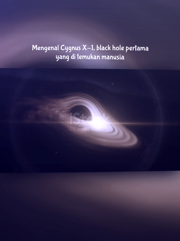 huuh😮‍💨 -Oke, mari kita kenalan lebih dalam dengan Cygnus X-1, lubang hitam pertama yang berhasil ditemukan manusia 🚀🕳️✨ --- 🔭 Apa itu Cygnus X-1? Cygnus X-1 adalah salah satu kandidat lubang hitam pertama yang berhasil diidentifikasi oleh para astronom pada awal 1970-an. Ia berada dalam rasi bintang Cygnus (Angsa), di langit belahan utara. Jarak dari Bumi: sekitar 6.000 tahun cahaya. Tipe: Lubang hitam bintang (stellar black hole). Massa: sekitar 21 kali massa Matahari. Diameter (perkiraan): sekitar 60 km — jadi super kecil jika dibandingkan dengan bintang, tetapi massanya luar biasa besar. --- ⚡ Bagaimana Cygnus X-1 Ditemukan? 1. 1964 → Roket pengamat sinar-X mendeteksi sumber radiasi kuat di rasi Cygnus. 2. 1971 → Para astronom menyadari sumber sinar-X ini berasal dari sistem bintang ganda: Bintang super raksasa biru bernama HDE 226868. Pasangan tak terlihat yang ternyata sangat masif → kandidat lubang hitam. 3. Karena benda gelap ini tidak memancarkan cahaya, tetapi “menghisap” materi dari bintang pasangannya (yang memancarkan sinar-X ketika jatuh ke lubang hitam), akhirnya ditetapkan sebagai lubang hitam pertama yang ditemukan. --- 🌌 Ciri-ciri Cygnus X-1 Sistem bintang ganda → lubang hitam menarik materi dari bintang raksasa biru di dekatnya. Sinar-X sangat kuat → dipancarkan dari piringan akresi (materi yang berputar jatuh ke lubang hitam). Studi gravitasi ekstrim → Cygnus X-1 jadi laboratorium kosmik untuk menguji teori relativitas umum Einstein. --- 📖 Fakta Menarik Stephen Hawking vs Kip Thorne → Hawking pernah bertaruh bahwa Cygnus X-1 bukan lubang hitam. Akhirnya Hawking kalah dan mengakui kebenaran Cygnus X-1 sebagai black hole. 😅 Salah satu lubang hitam paling terang dalam sinar-X → membuatnya mudah dipelajari dengan teleskop sinar-X modern. Masih 